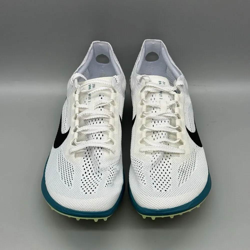 Nike ZoomX Dragonfly 2 White Bright Spruce Black Size 6 Men's FD8413-102 New